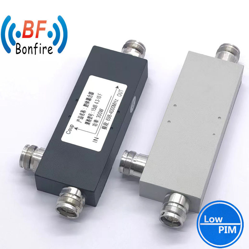 600-3800MHz 20dB acoplador direccional de RF para sistema de radio bidireccional personalizado/gris
