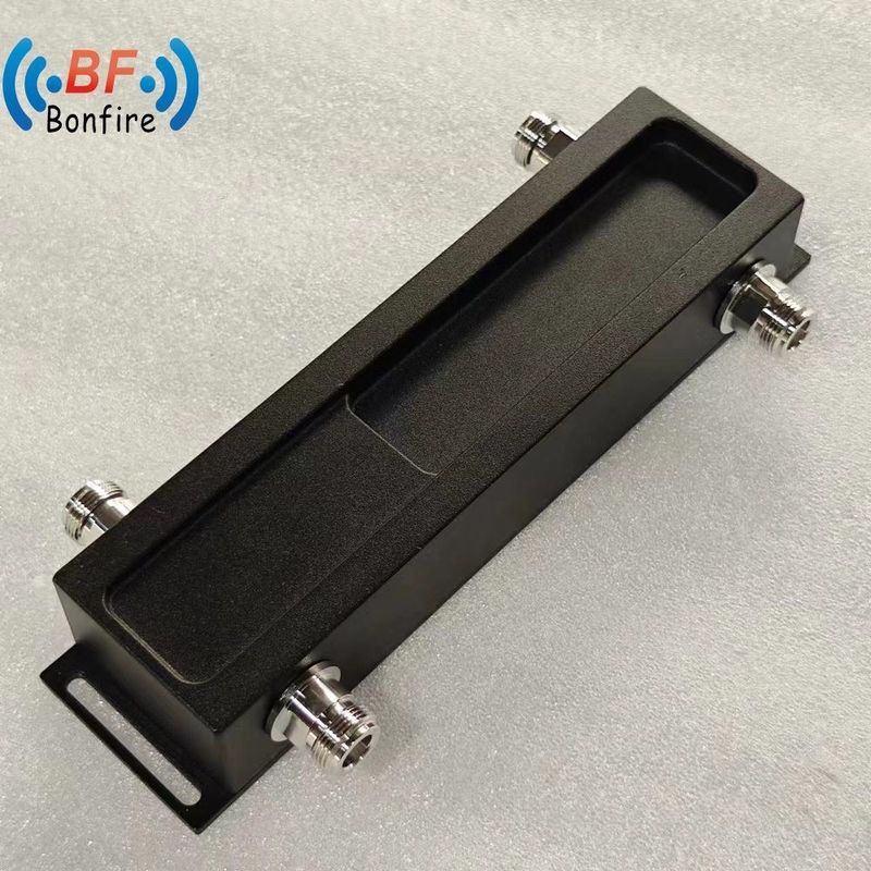 2 en 2 de 698-3800MHz Combinador híbrido de RF bajo Vswr con interfaz 4.3-10-F/DIN-F/N-F