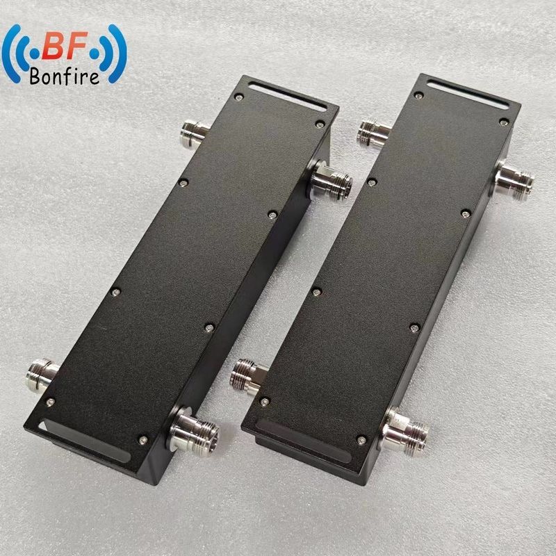 2 en 2 fuera RF Combinador híbrido acoplador Frecuencia 698-3800MHz N Conector femenino Entrada de potencia 50W Ibs Componentes