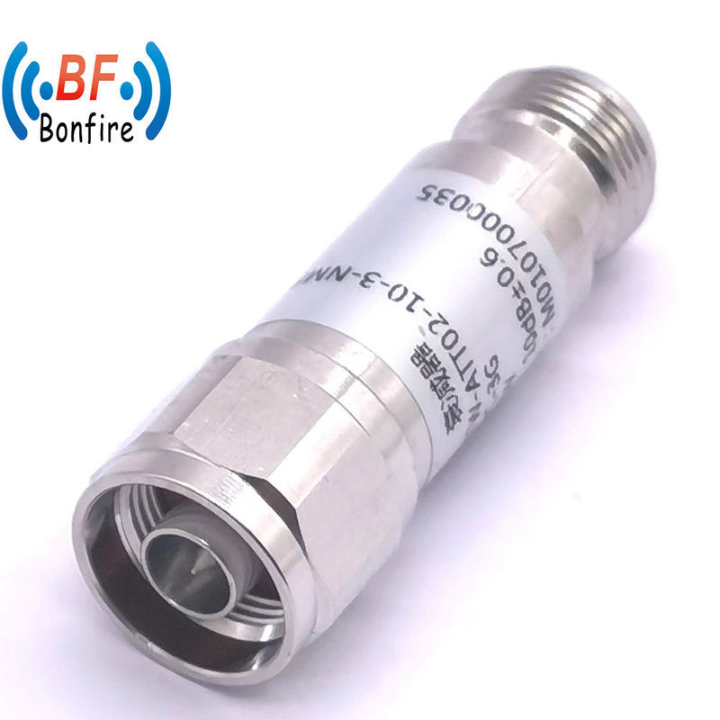 Atenuador fijo coaxial DC-3GHz 2W RF 3dB con N conector y solución de macho a hembra