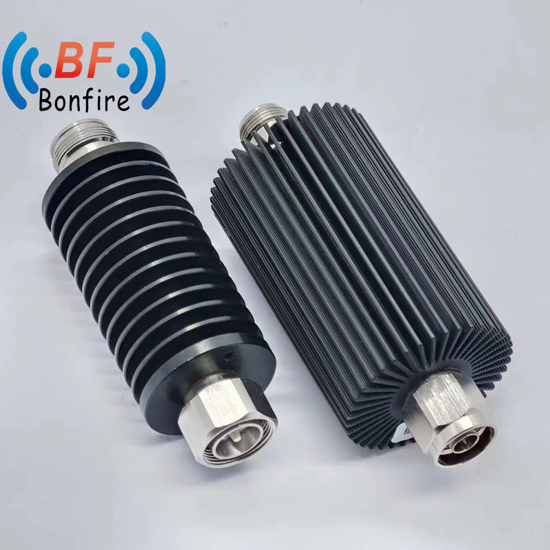 IP65 100W para interiores y exteriores 3 6 10 15 20 25 30dB Attenuador coaxial RF de bajo Pim DC-3800MHz