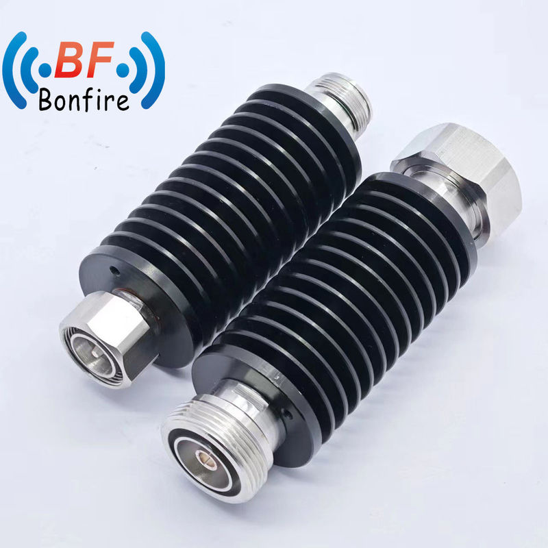 Atenuador coaxial de RF gris DC-3800MHz 40dB N Tipo hombre a mujer 10W Atenuador de Pim bajo