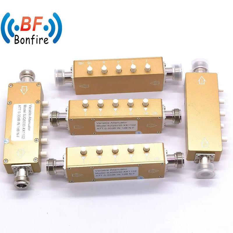 Atenuador de paso para el control suave de la señal en DC-3000MHz 5W 10W Atenuador RF variable