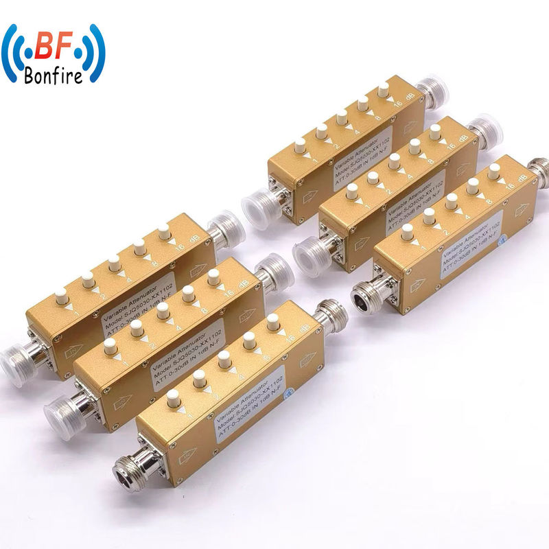 Atenuador ajustable para interfaz N-F DC-3000MHz 5W Atenuador escalonado Paso Att