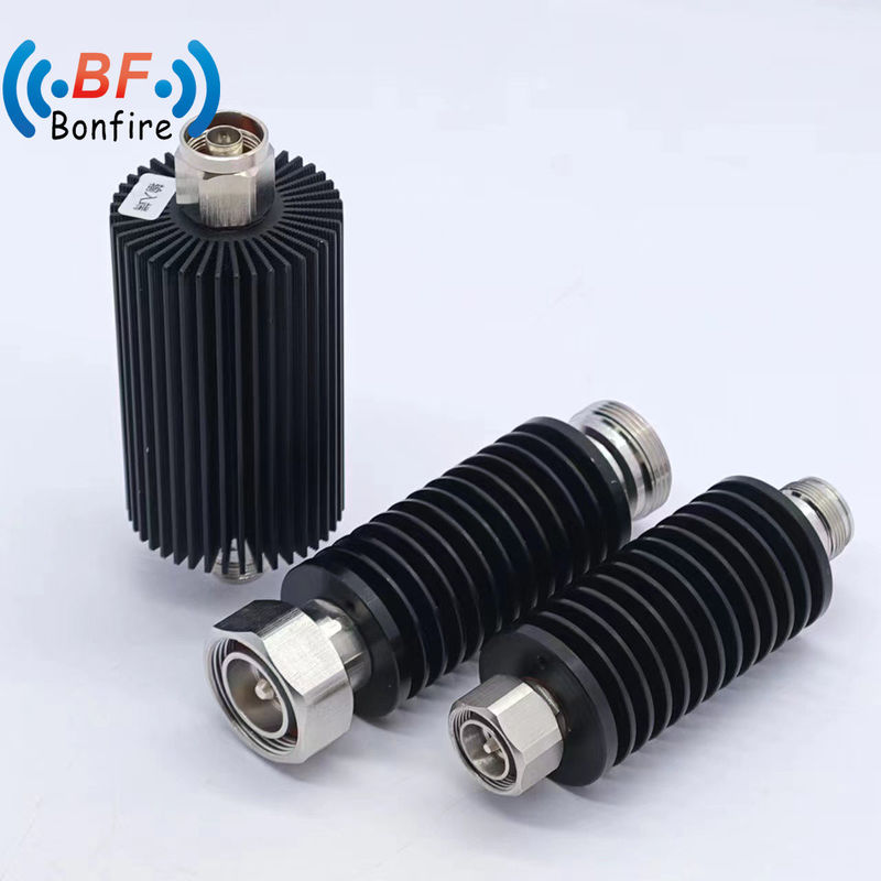 200W Atenuador ajustable Atenuador variable Bajo Pim RF Atenuador coaxial Gris/rojo