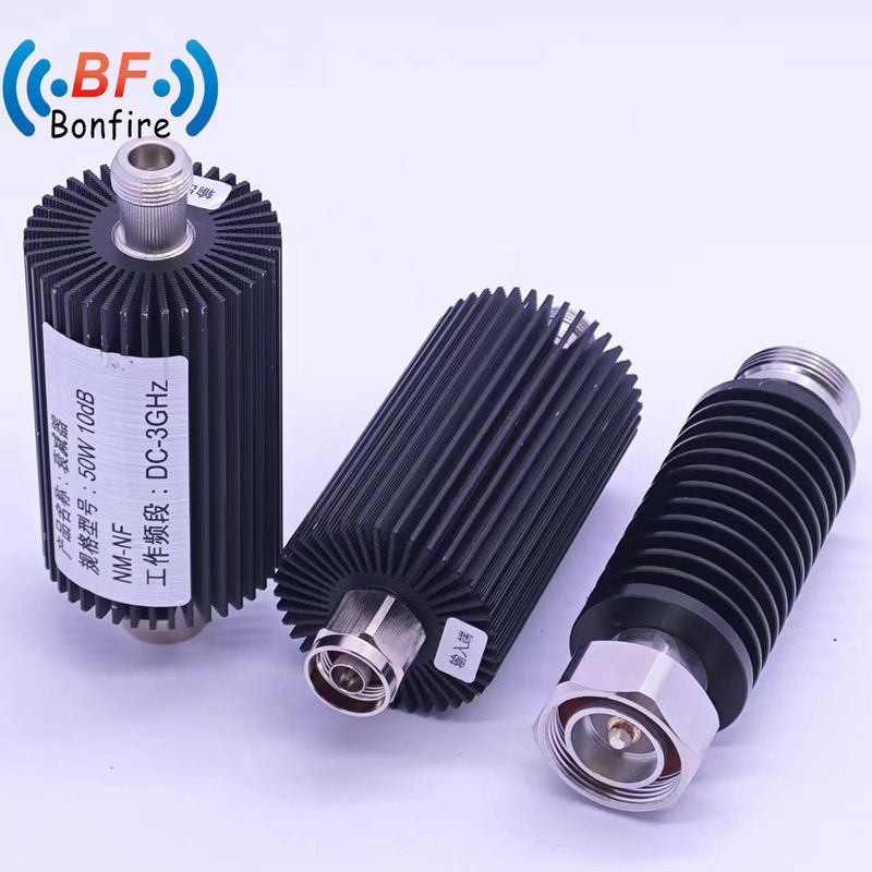 50W Bajo Vswr DC-3800MHz Atenuador ajustable RF variable Atenuador fijo 10dB 20dB