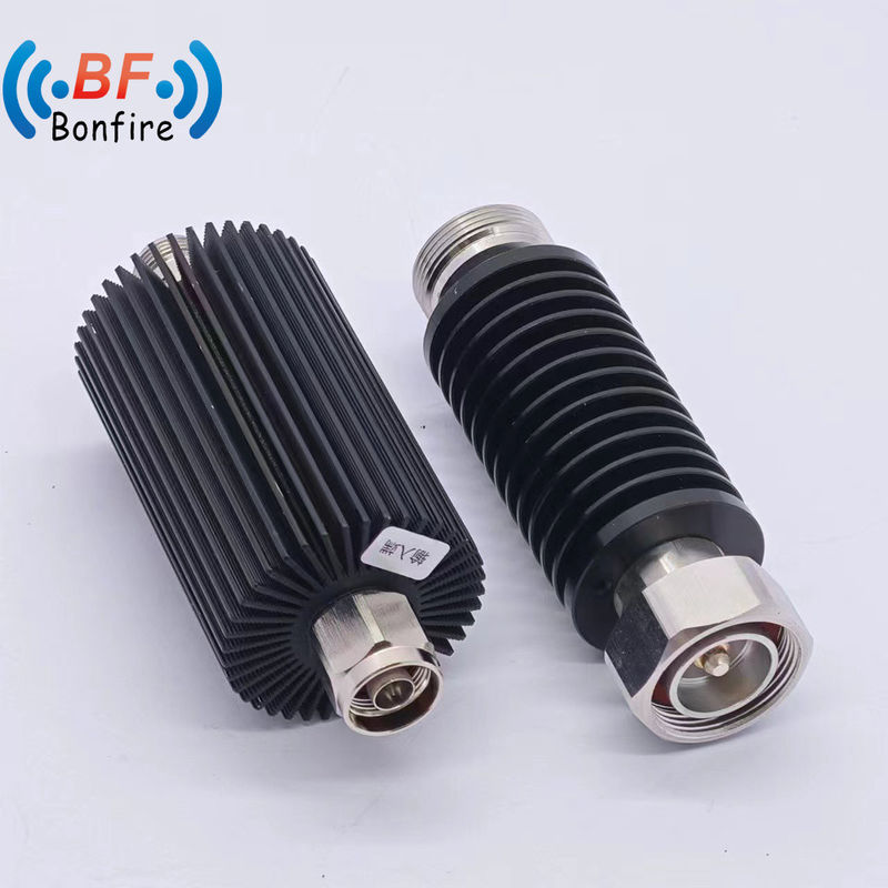 Atenuador coaxial de RF ajustable de 50 W de alta potencia 6dB/10dB/20dB/30dB/40dB para DC-3800MHz
