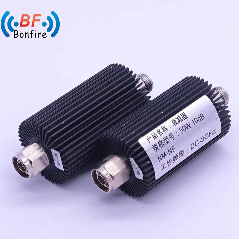 Conectores coaxial de tipo N 30dB Atenuador RF de 100 W DC-3800MHz Interfaz en N-M/fuera N-F