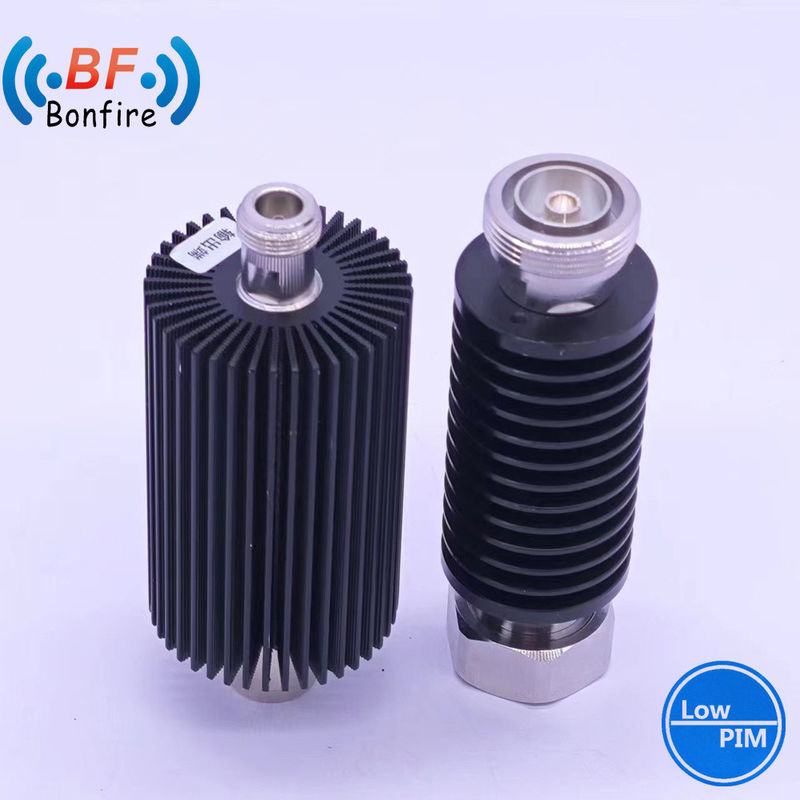 Adaptador coaxial de RF de 100W ajustable rojo DC-3800MHz DIN de mujer a hombre 3-40dB