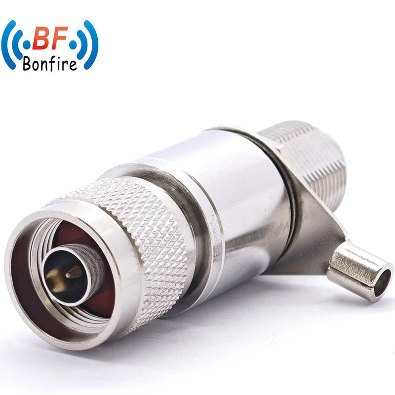 50 ohm Conector de cable coaxial de hombre a mujer RF Surge Arrester N Jack Female a SMA Plug Protector contra rayos 3G 6g