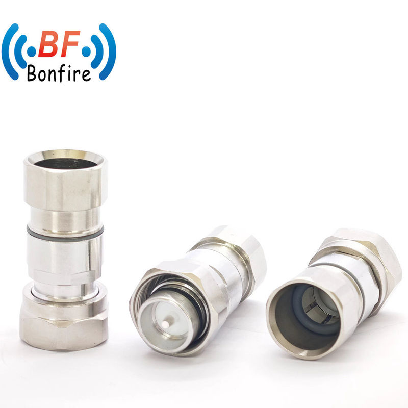 4.3-10-M Conector coaxial de RF para cables de salto de 1/2 &quot;incluida la tabla de datos de cables coaxial