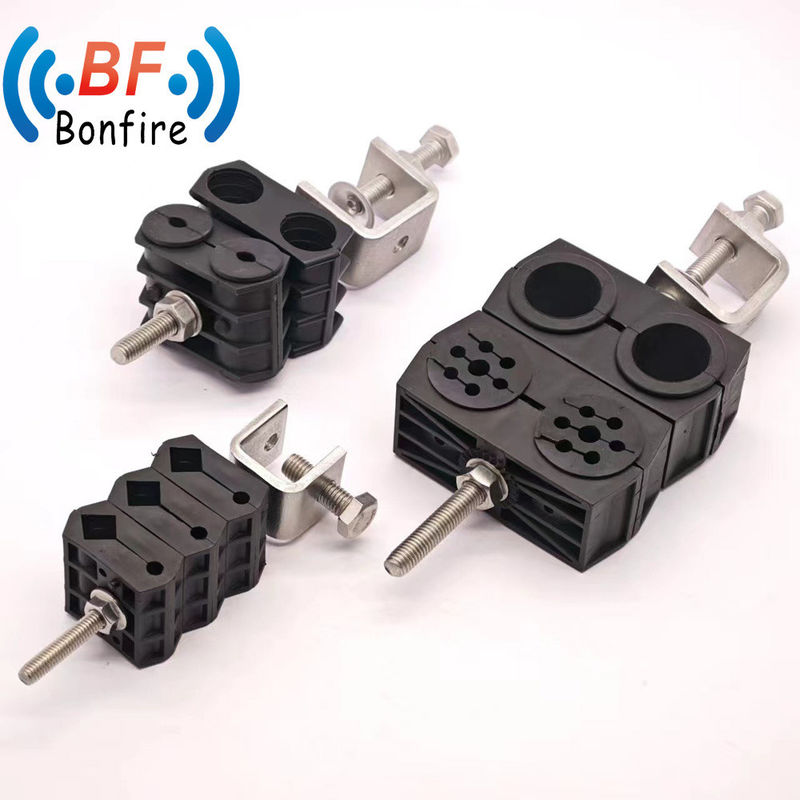 Construcción de agujero único Tipo Rru Abrangador de cable de fibra eléctrica Abrangador de alimentación Producción OEM/ODM
