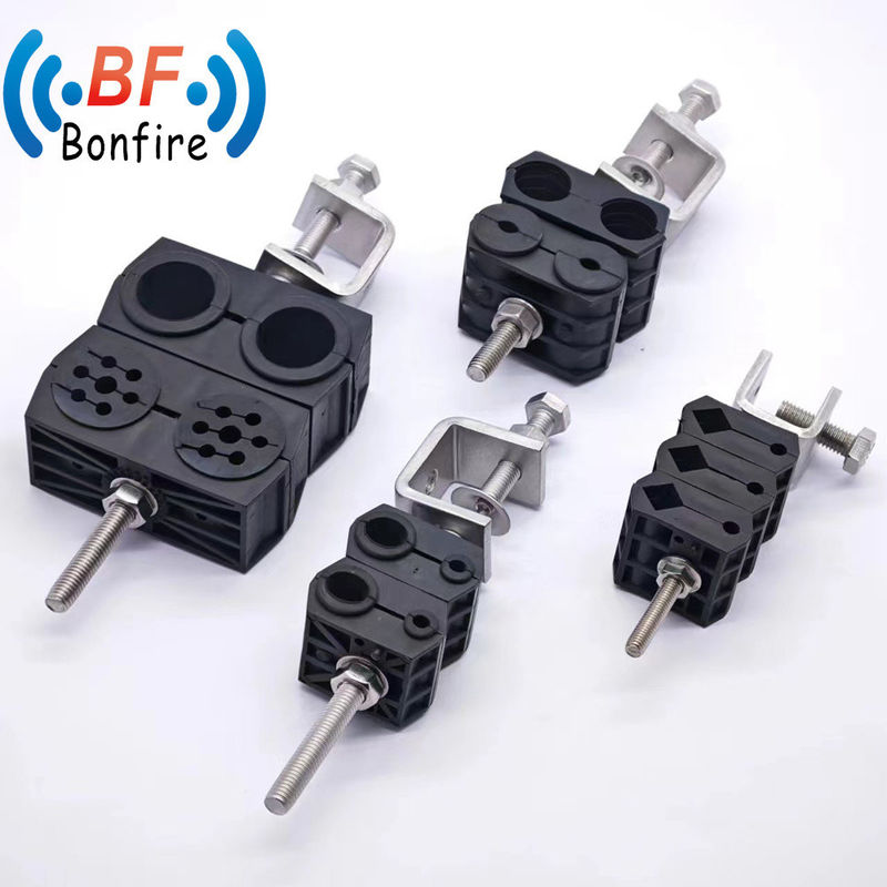 Clampada de cable de plástico de agujero único para alimentador y cable Wm si fácil de instalar