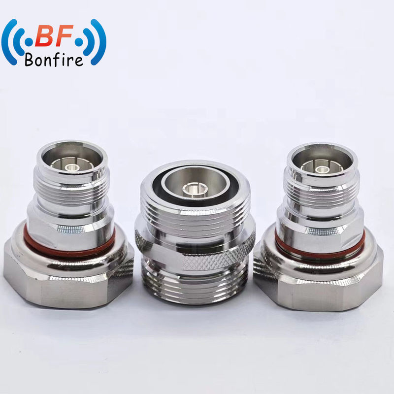 Adaptadores de cable coaxial de baja pérdida personalizados DC-4GHz DIN de tipo masculino femenino