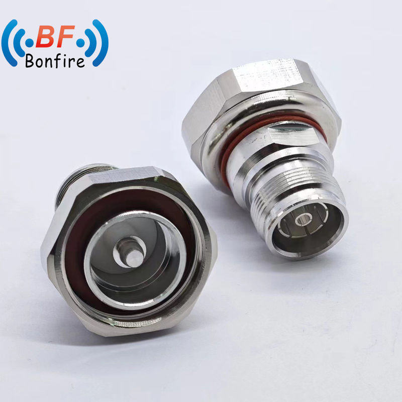 Conector de RF 4.3-10 Hombre a 7/16 DIN Hembra Tipo recto LJQ-XXXXX