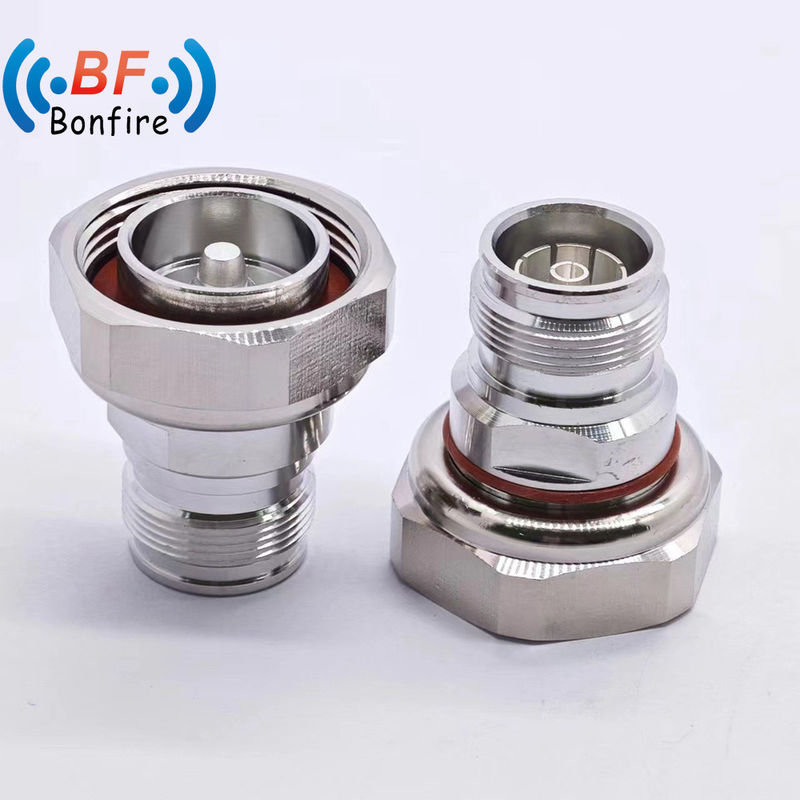 Conector de RF de Pim bajo -160dbc DC-4GHz 4.3/10 Adaptador de RF masculino a N femenino para materiales