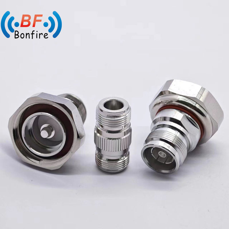 DC-4GHz Bajo Pim -160dbc Bajo Vswr 4.3/10 Femenino a N Hombre Adaptador RF Adaptador para Ibs Das